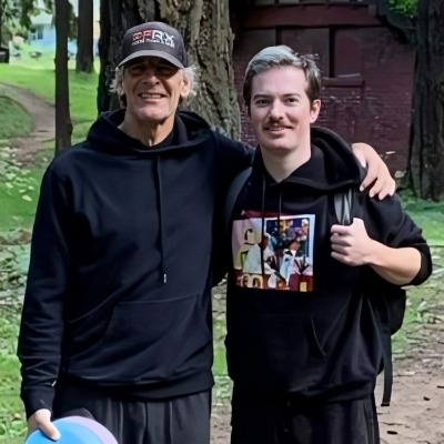 Scott Bakula and his son Wil Bakula spends father-son time.